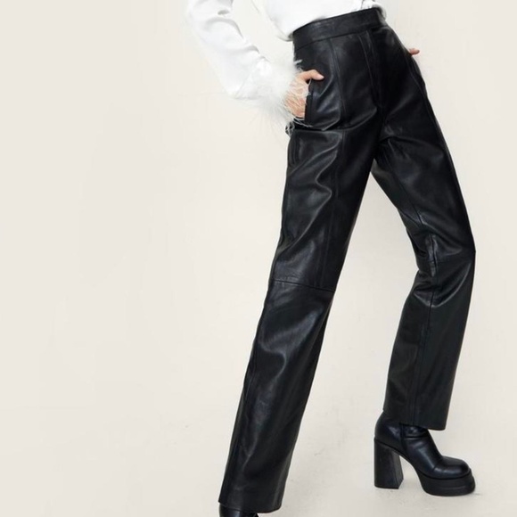 Nasty Gal Pants - Nasty Gal Leather Pants